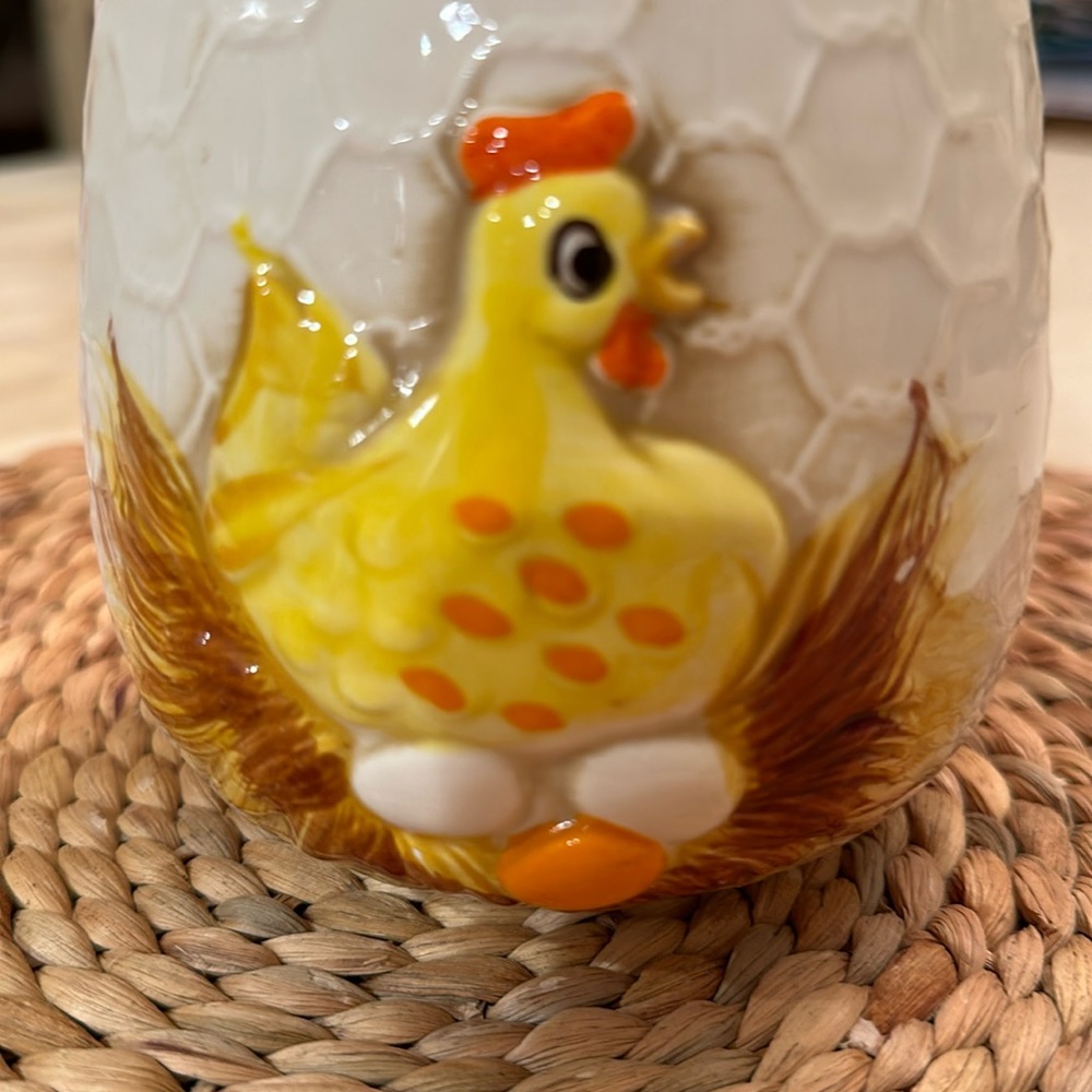 Vintage SEARS ROEBUCK 1978 JAPAN CHICKEN & NEST. - Picture 2 of 11